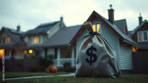 House key money bag percentage homeownership savings