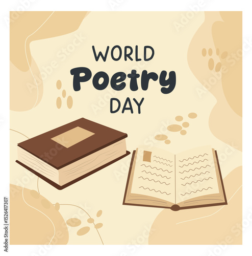 World Poetry Day Illustration Set-04