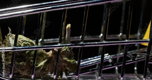 medical marijuana cannabis buds close up