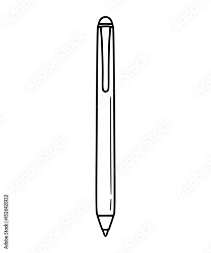 Stylus Pen Line Art