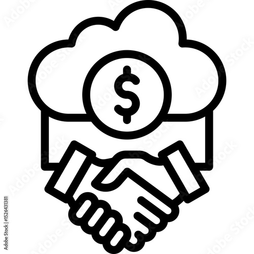 Cloud Business Icon