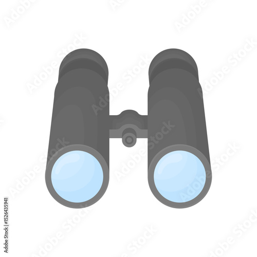 Binoculars. Element for observation from afar. Bird hunting
