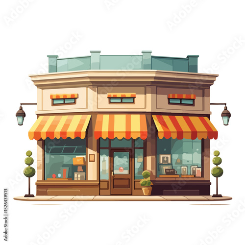 Professional Store Vector Illustration for Business Presentations and Marketing Campaigns