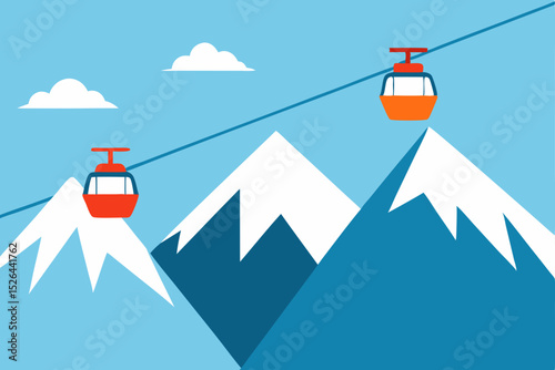 Mountaintop Adventures Cable Car Ride over Snowy Peaks