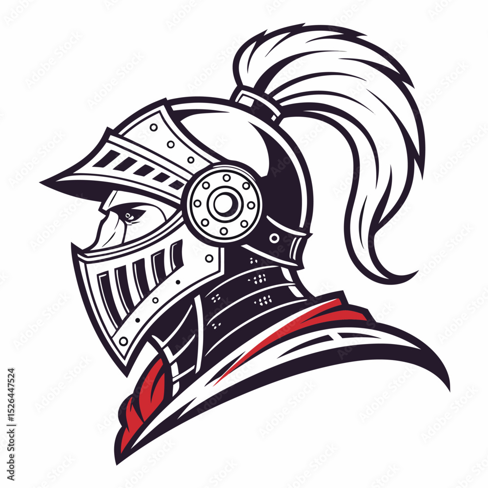 Fototapeta premium a barbarian mascot head