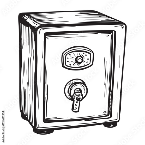 locker silhouette vector illustration