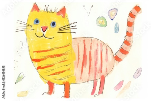 Cat drawing sketch painting. © Rawpixel.com