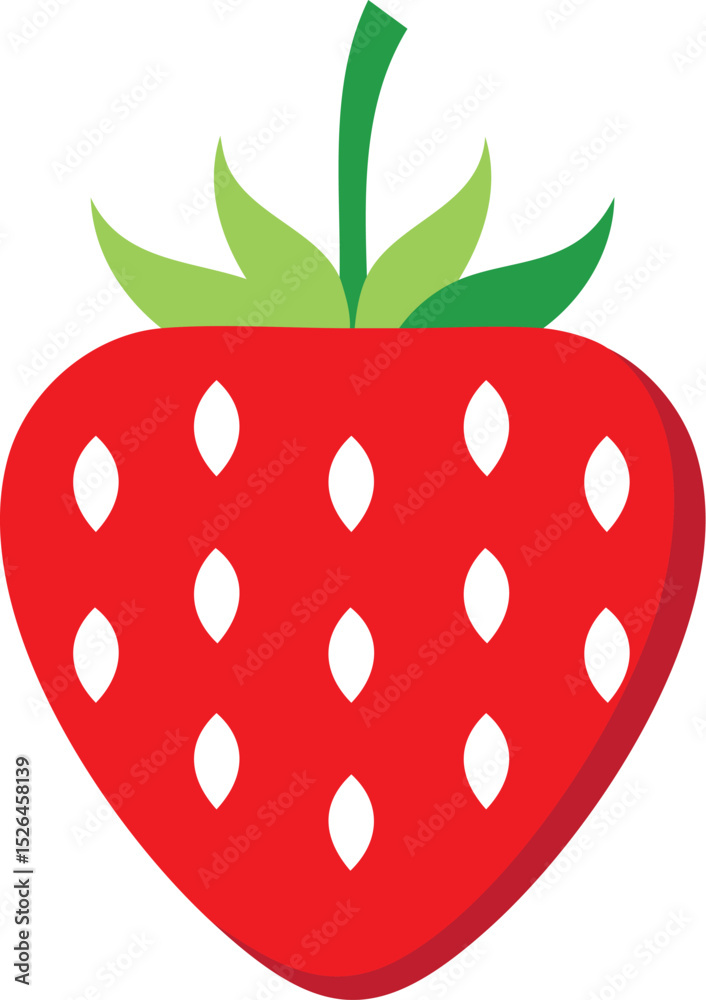 Obraz premium strawberry on a white background