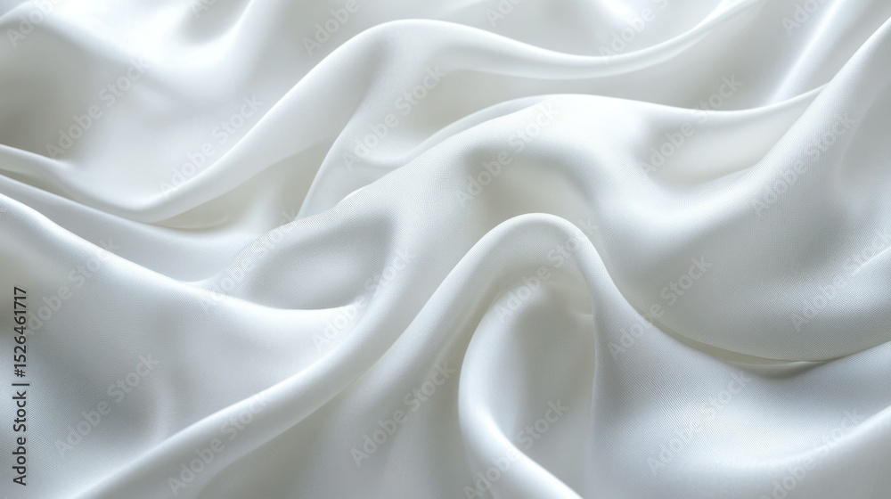Obraz premium Soft fabric texture with fine folds, ideal for luxury clothing, accessories, background wallpaper AI generated image