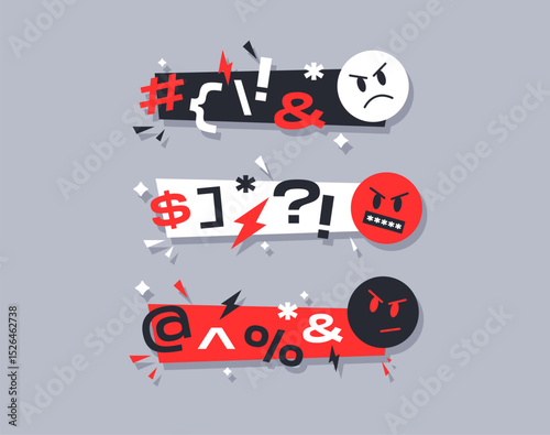 Expressive Symbols of Frustration and Anger in Artistic Forms and Visual Representations