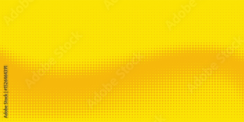 Dots halftone yellow color pattern gradient grunge texture background. Dots pop art comics sport style vector modern dotted