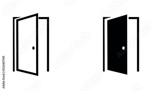 Door - vector icon.