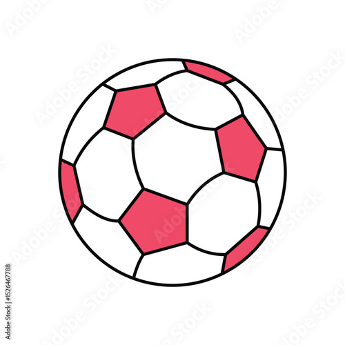 Soccer Ball Vector icon