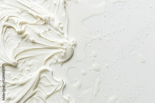 High Definition Visual of Sweet Milk Isolated on White Background