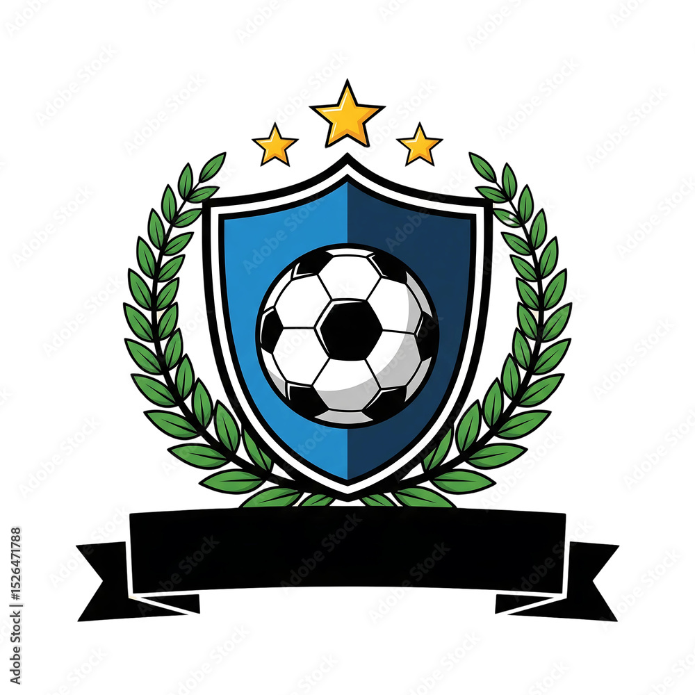 Obraz premium Soccer Shield Logo