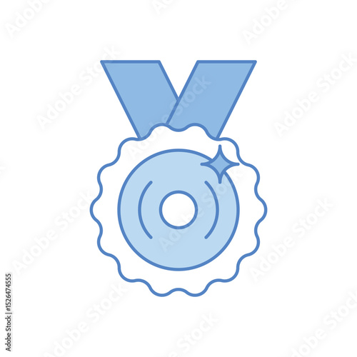 Gold Medal Vector icon