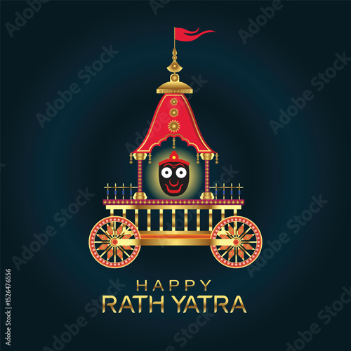 Rath Yatra Celebration Illustration 
