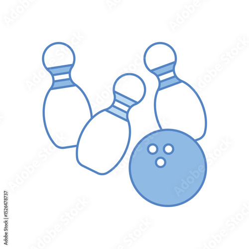 Bowling Vector icon