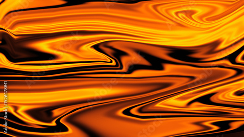 Abstract Swirling Orange and Black Background with Fluid Motion Ideal for Modern Designs and Creative Projects Perfect for Wallpapers and Digital Art
