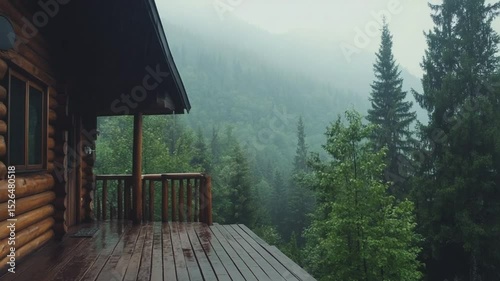 cabin in the mountains