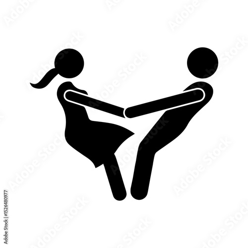 dancing glyph icon