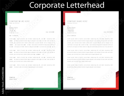 A4 Letterhead Template Vector Design.Letterhead Template | Editable Letterhead Design.Abstract Letterhead Design Modern Business Letterhead Design TemplateCorporate letterhead design template.