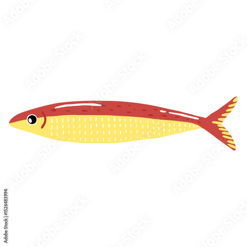 Cute fish sardines