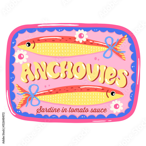 Sardines and Seafood is so cute 