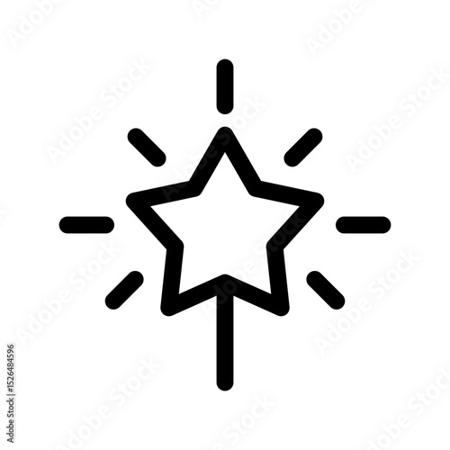 Fairy Wand Star Icon