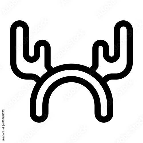 Reindeer Antlers Icon