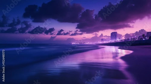 sunrise in the city