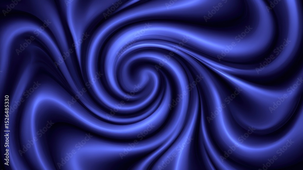 Obraz premium Deep indigo fabric with swirling patterns.