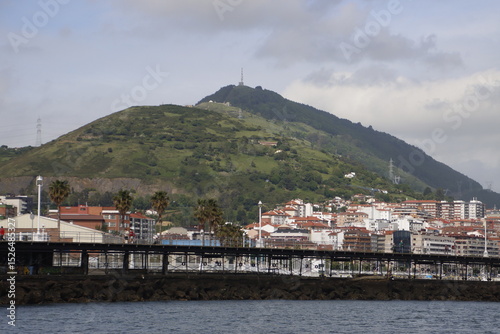Industrial environment in the estuary of Bilbao