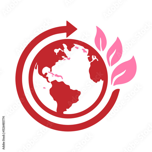 konsep eco world icon