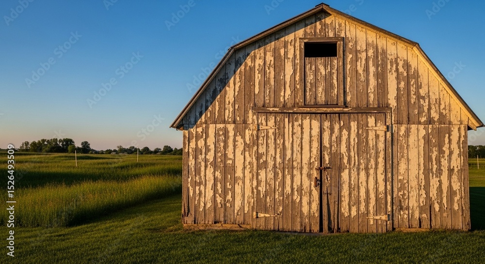 Obraz premium old wooden barn