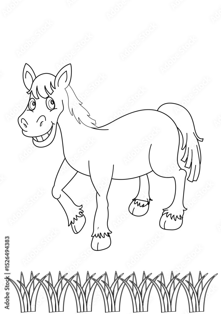 Obraz premium Drawing ready to be painted