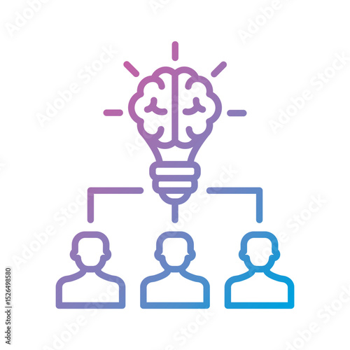 Brainstorming - Financial Strategy Outline Illustration
