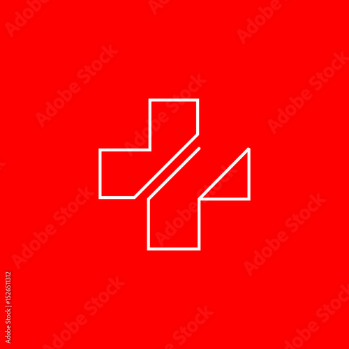 health medical logo vector design template