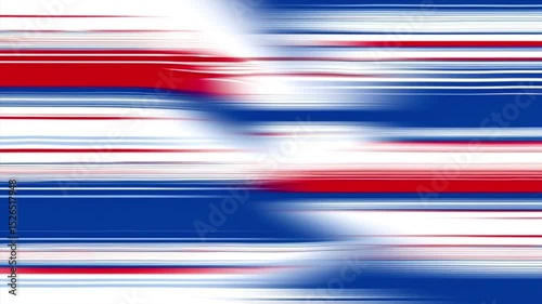 Waving Patriotic Stripes Abstract Texture 4K Loop