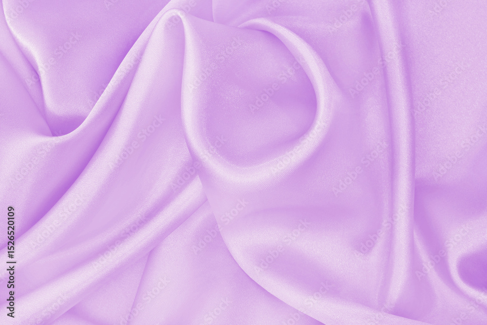 Obraz premium Purple pastel fabric texture background, detail of silk or linen pattern.