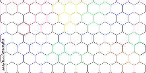 abstract white hexagon background design a white honeycomb grid pattern. . geometric background .