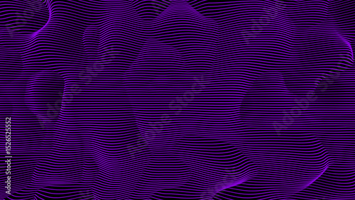 Wallpaper Mural abstract Purple color horizontal lines with abstract pattern on black background Torontodigital.ca