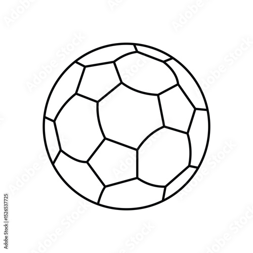 Soccer Ball Vector icon