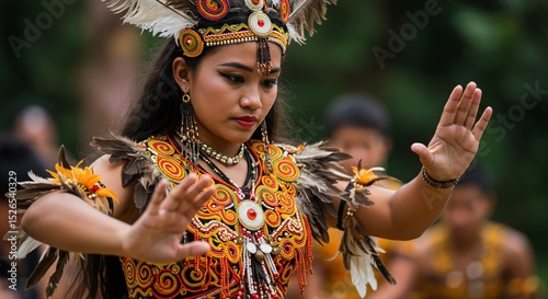 Indigenous Dancers Expressive Hand Movement