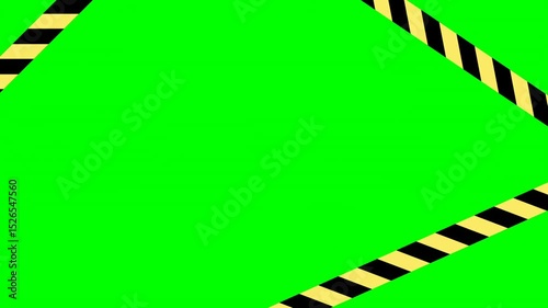 Animation of police lines or danger lines