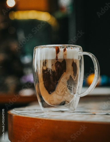 mug of capuccino