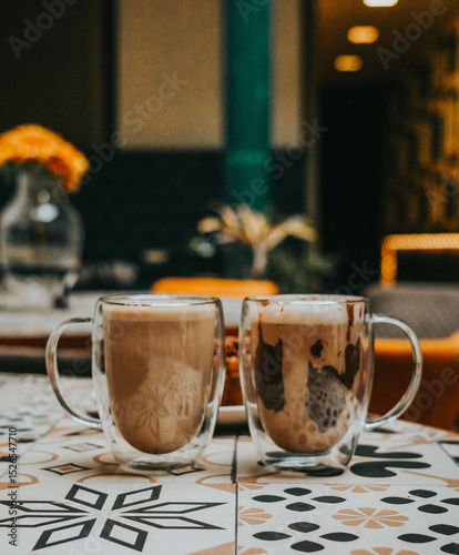 coffee in the cafe