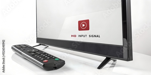 Modern TV Screen Showing 