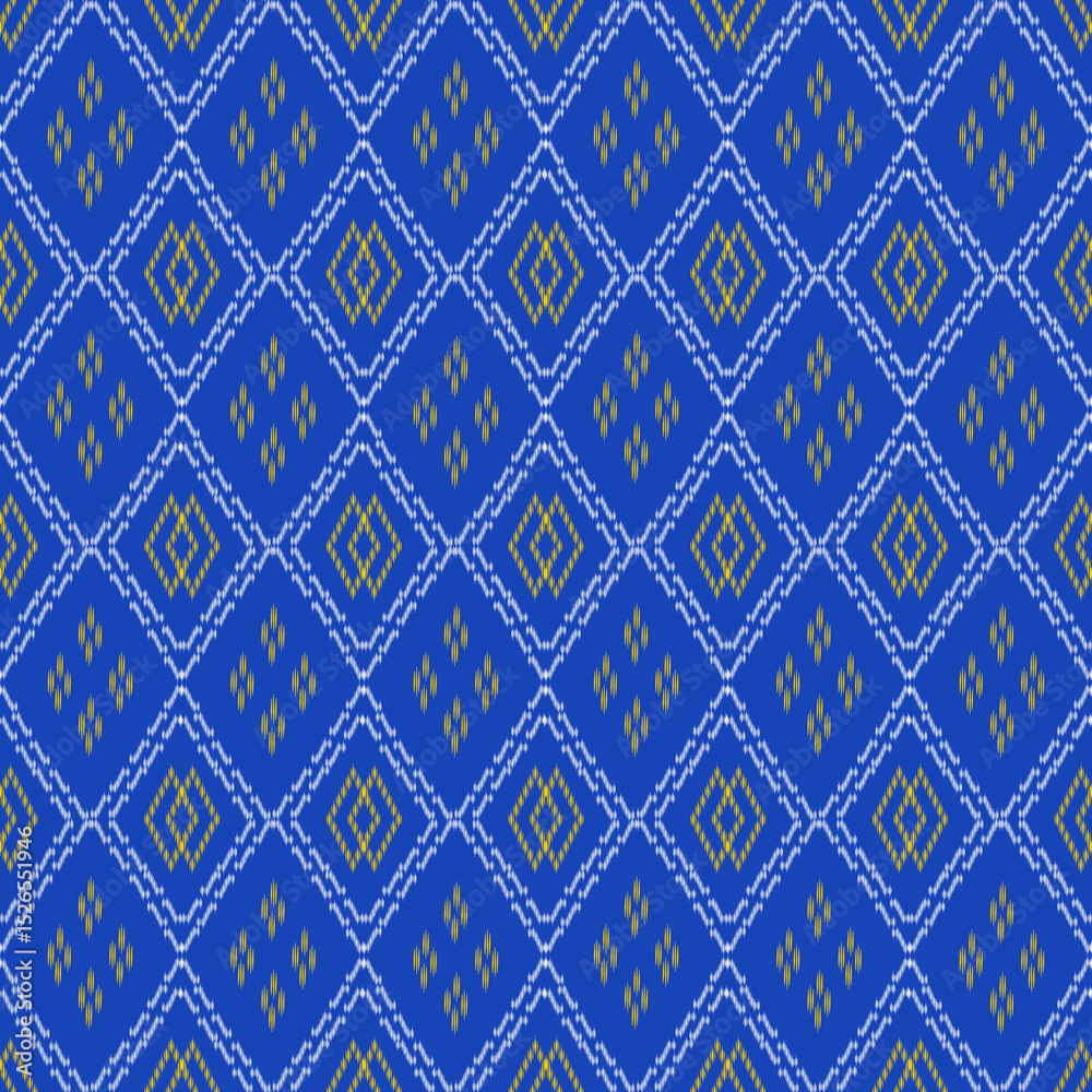Obraz premium seamless pattern with blue flowers