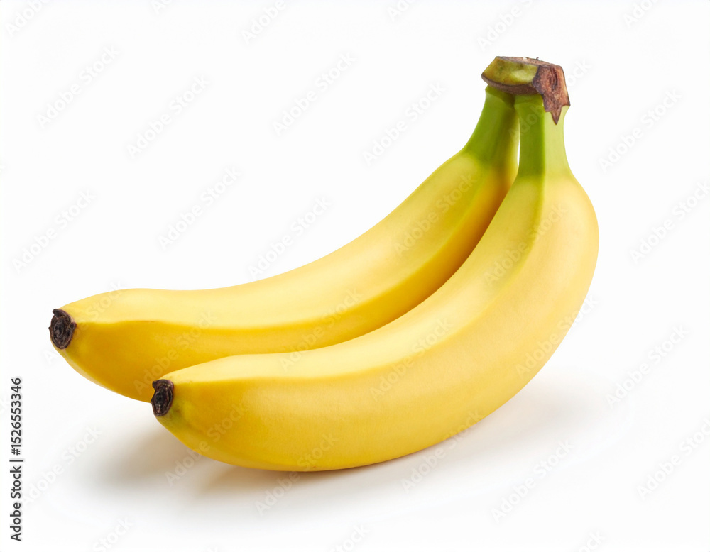 Organic Ripe Bananas on White Background – Natural Healthy Tropical Fruit Rich in Potassium Organic Ripe Bananas on White Background – Natural Healthy Tropical Fruit Rich in Potassium